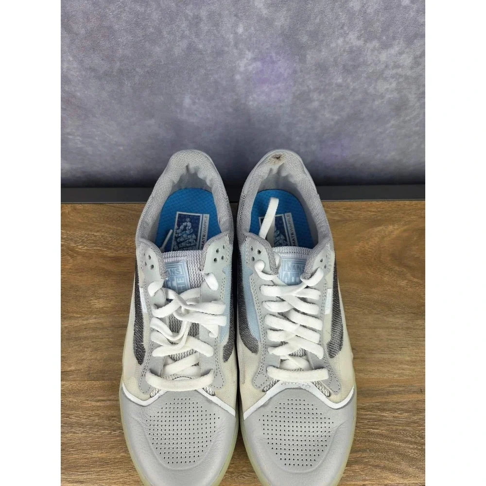 Vans Ave 2.0 Skate Shoes Light‎ Grey White Charcoal UltimateWaffle Low Top Mens